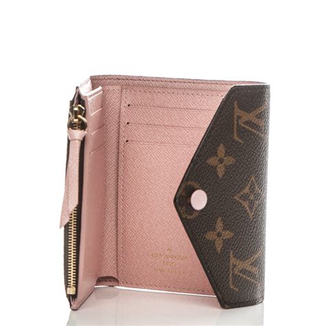 louis vuitton monogram victorine wallet rose ballerine|louis vuitton victorine wallet review.